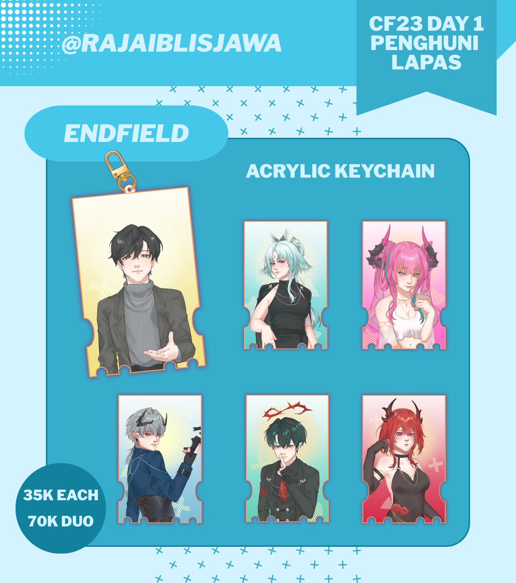 Noe_siapa's tweet photo. @Floeny_shii @Noe_siapa 's and @rajaiblisjawa 's section
Fandoms : RGCU (PHM), GSGW, ENDFIELD
#CF23 https://t.co/JYCCxIsuFU