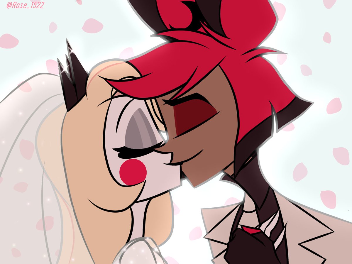 Rose_s1522's tweet photo. Day 7: Wedding Day 💍🤍

“I do.”

@TheCharlastor 
#charlastorweek #charlastorweek2026 #charlastor #radiobelle #アラチャ #阿拉查 #HazbinHotel #CharlieMorningstar  #Alastor 

2 panels ↔️ https://t.co/MAuqH9hXKO