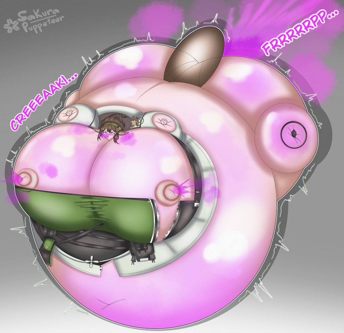 PotatoXstar's tweet photo. Fixed Ver [COMMS] Perfumer becomes a Perfume filled Blimp?!
 Comms for @Az_Sa79 

#inflation #expansion #inflationexpansion #inflationfetish #expansionfetish https://t.co/pPbSA9Y1nq