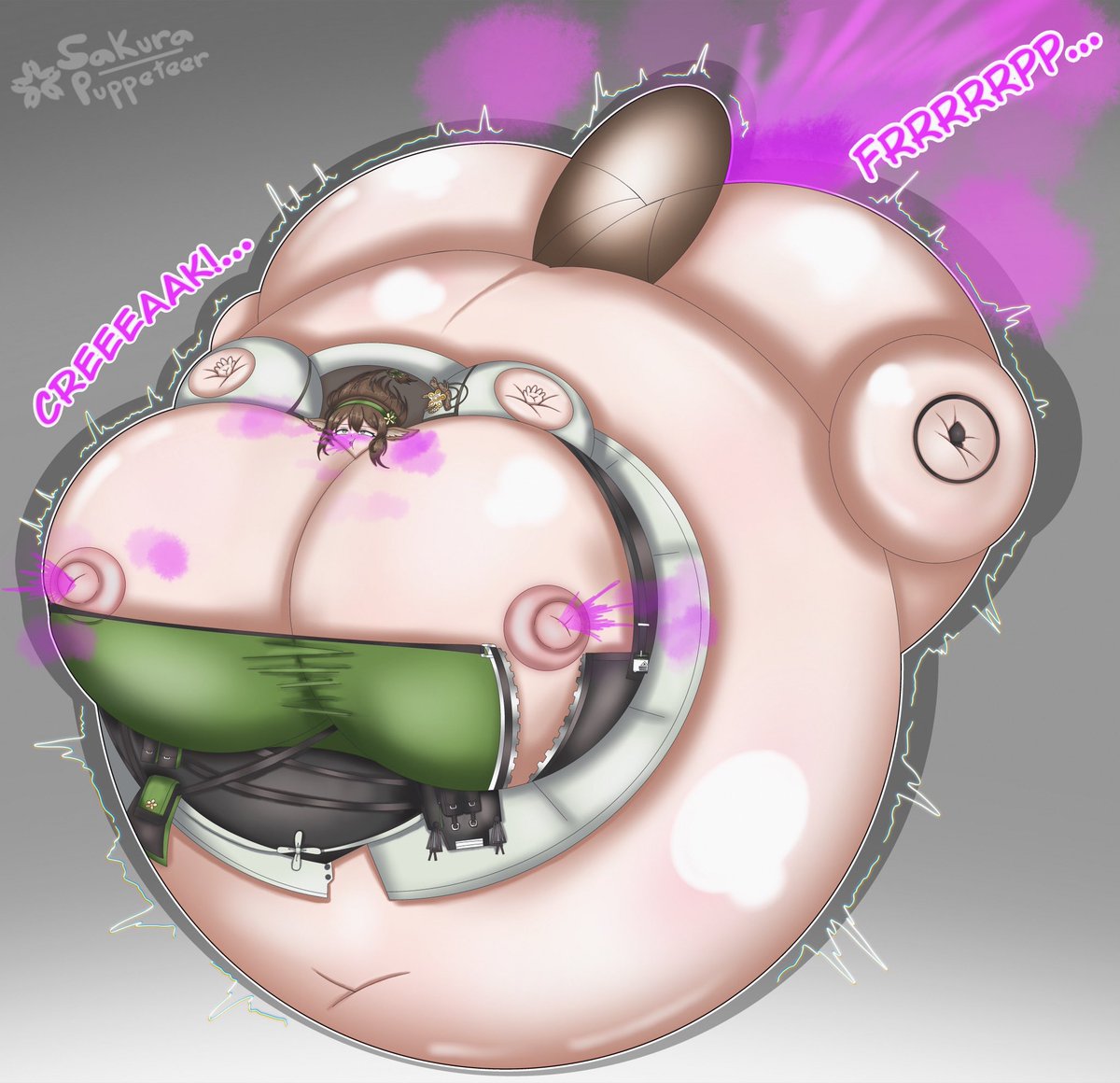 PotatoXstar's tweet photo. Fixed Ver [COMMS] Perfumer becomes a Perfume filled Blimp?!
 Comms for @Az_Sa79 

#inflation #expansion #inflationexpansion #inflationfetish #expansionfetish https://t.co/pPbSA9Y1nq