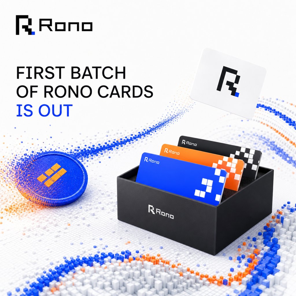ronolaunch's tweet photo. first batch of rono cards is out   

the first buyers are getting their hands on it.  

just the beginning. https://t.co/DGYublxTvV