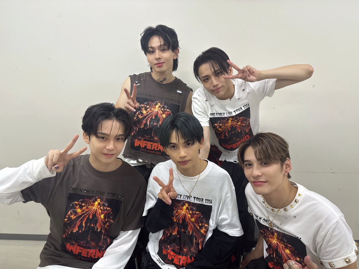 onenonly_tokyo's tweet photo. ＼ ありがとうございました ／

LIVE TOUR 2026『INFERNO』東京公演 初日
にお越しいただいた皆さまありがとうございました🌋

#SWAG の熱が伝わってきて最高にブチ上がりました❤️‍🔥✨

明日はいよいよファイナル...‼️

U-NEXTでは配信もあります📺
https://t.co/nxXKT5Oa2w

一緒に最後まで燃え尽きるぞ🔥🔥

#ワンエンライブ #ワンエン #ONENONLY