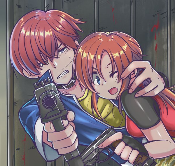 Nagi_oo9's tweet photo. クレアが危ないところを守るスティーブ

#ResidentEvil https://t.co/mR6PeLZrcb