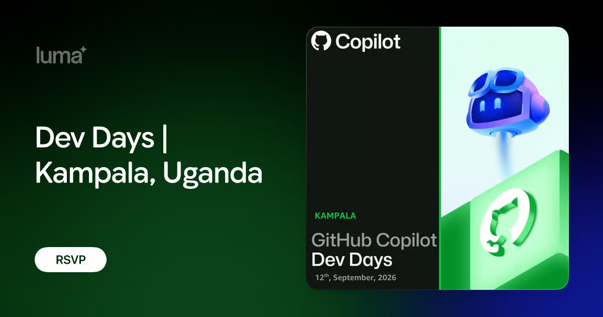 buteramarcel's tweet photo. Just wrapped up an amazing morning at #GitHubDevDays Kampala!
Deep-dived into GitHub, Copilot, and the Student Developer Pack with @ofwonogodwin & Shakiran Nannyombi. Finished with a mind-challenging Kahoot! https://t.co/p2diC0FC06
