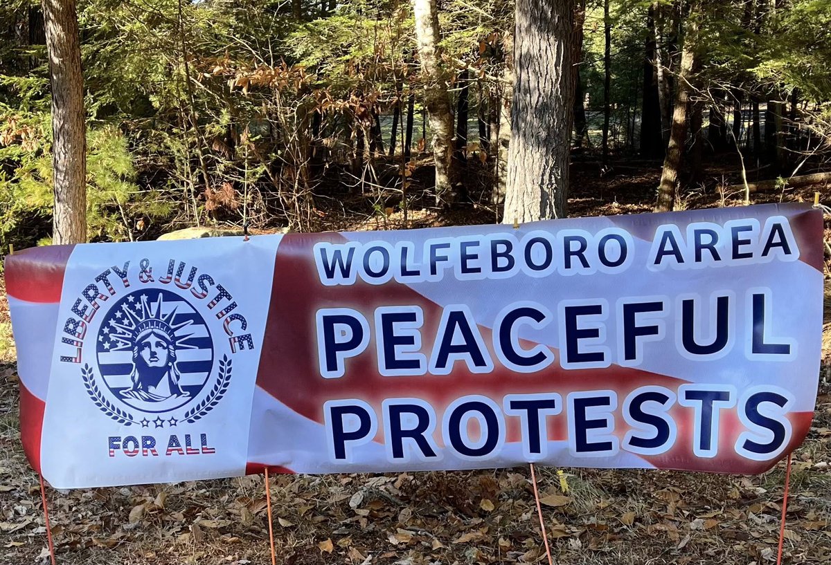 WolfeTuft4Dems's tweet photo. Today. Pickering Corner. Wolfeboro. Noon- 1 p.m.
This is a 𝐏𝐄𝐀𝐂𝐄𝐅𝐔𝐋 community protest of Wolfeboro-area citizens standing up against the actions of the Trump/Project 2025 agenda. Join in on any Saturday.
#wolfeboroareapeacefulprotests #weneedchangenow #Midterms2026 https://t.co/GDb8MhlOTB