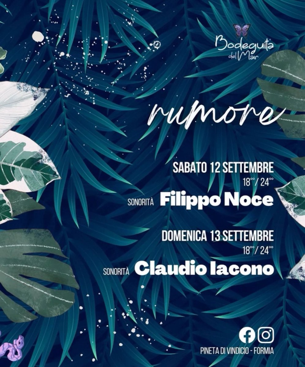 filippo_noce's tweet photo. #12settembre Bodeguita ( #formia )

#today #housemusic #afrohouse #sunset https://t.co/S1LZW7blI5