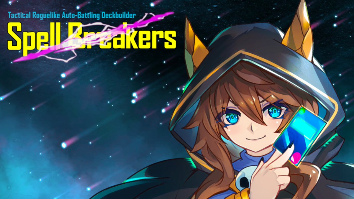 ThirdGear_Games's tweet photo. デッキ構築型オートバトル系ローグライク
「Spell Breakers」を8/30に公開しました！
(ブラウザ版/ダウンロード版 両方無料)
https://t.co/0F7bXOEQue

12枚のスペルからなるデッキを組んで、敵デッキのスペルを破壊して謎の大会を制覇しよう！
#スーパーゲ制デー #RPGツクールMZ https://t.co/IHhaY4g2k0