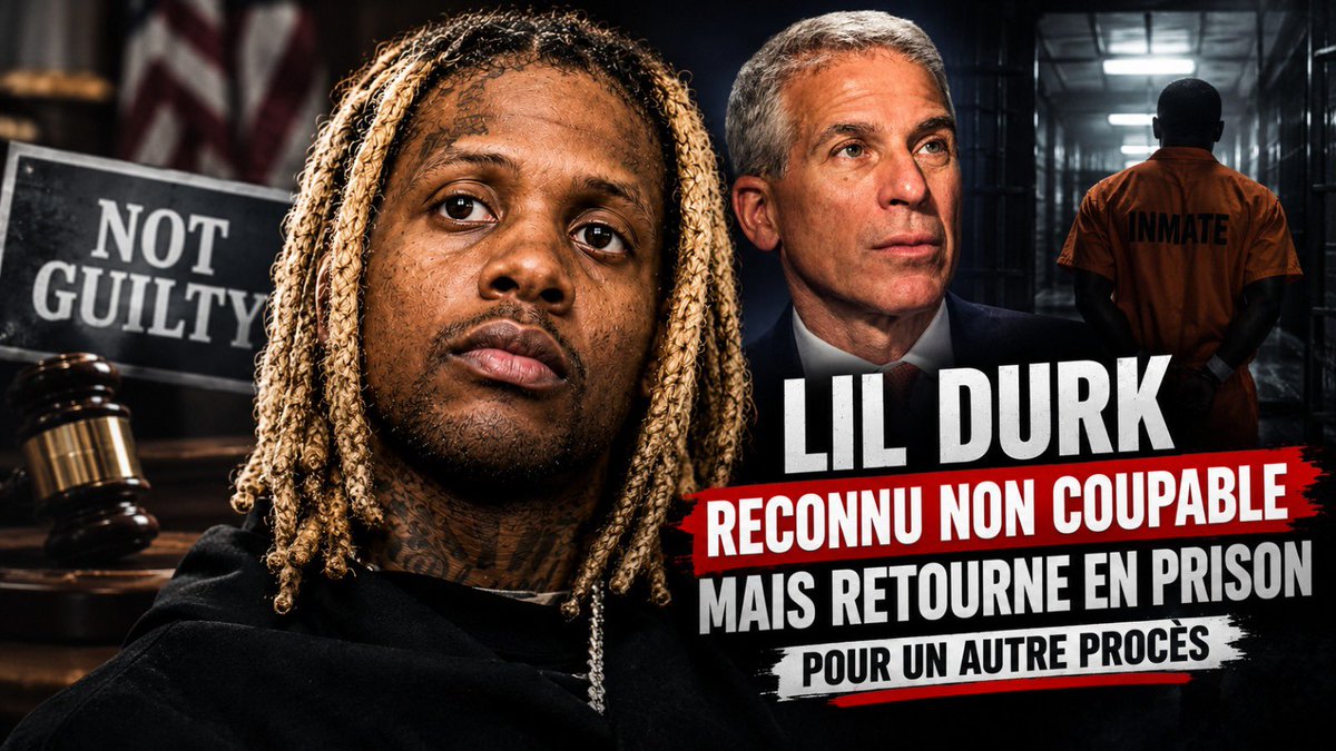 pogboss10's tweet photo. Durk NON LIBÉRÉ DE LA DÉTENTION malgré un verdict de NON COUPABLE sur toutes les charges. Le juge et les procureurs ont déclaré que son 2E PROCÈS commencera le 5 OCTOBRE. https://t.co/PovwgZoxOo