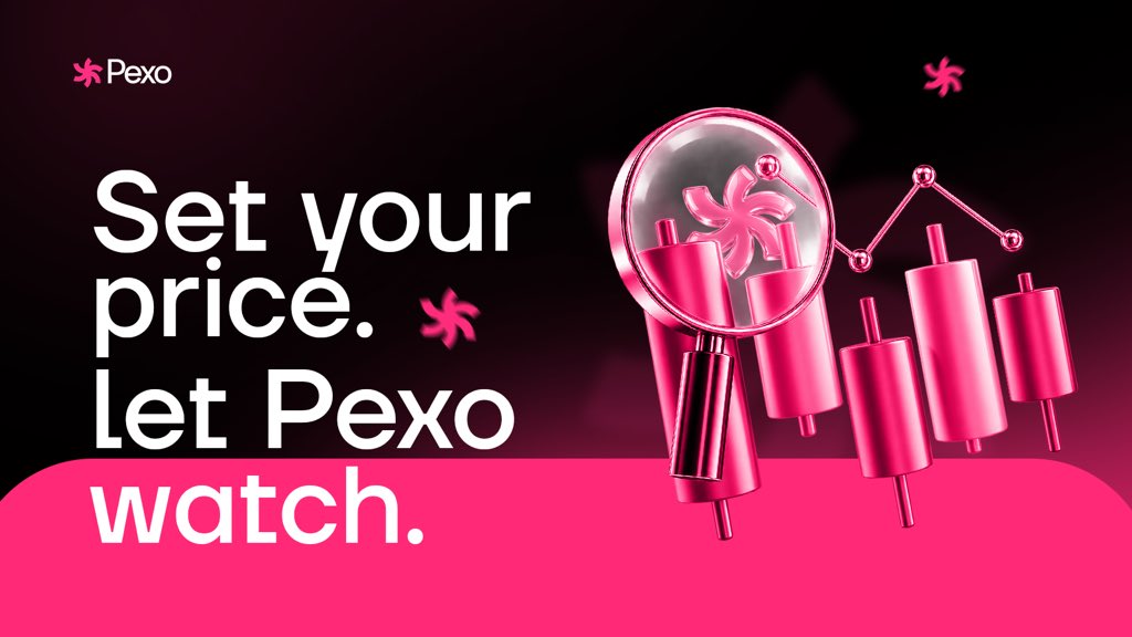 pexodotapp's tweet photo. What Is Pexo?

Tokenized stocks trade 24/7, even when traditional markets are closed. 

Pexo lets you set a trigger price and a minimum acceptable exit price for your tokenized stock position, then escrow the tokens without giving up custody to a third party. https://t.co/scY5iWsU8l