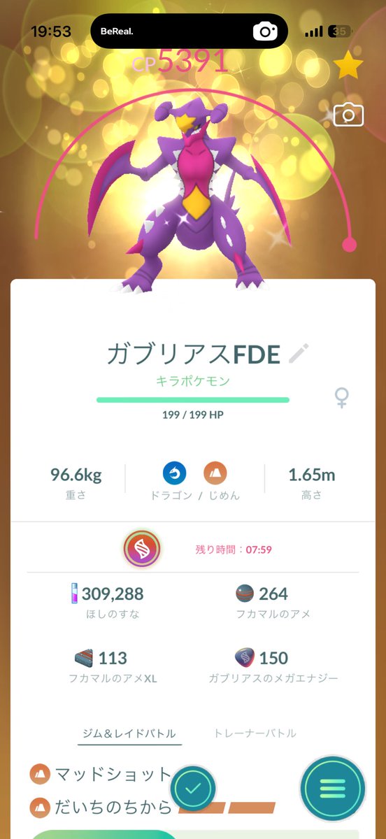 rdw_lk's tweet photo. これはこれで嬉しいけどマックス個体地引きしたかったな🥲🥲
#ポケモンGO #ガブリアス https://t.co/sLbNe2XhBY