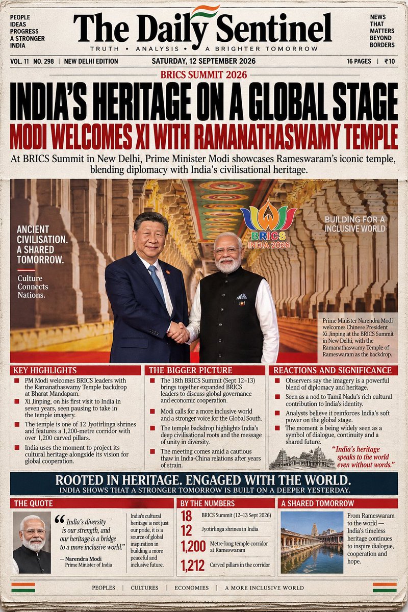 deepCH_2's tweet photo. @sidhant #BRICS2026 #ModiXiMeet #IndiaChinaRelations https://t.co/vXZhiI8yZz