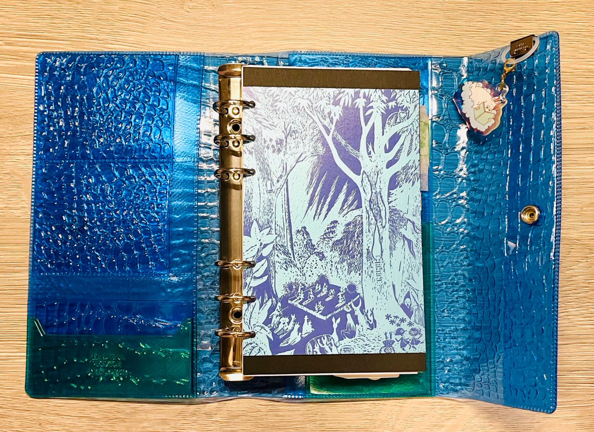 MinHacks's tweet photo. ムーミン × ROKKAKU
箔押しポストカードが
カッコよくてバイブルの扉🚪に。

ブルー系手帳に合いますね🩵🦔
#ムーミン https://t.co/8n2g4jTrjG