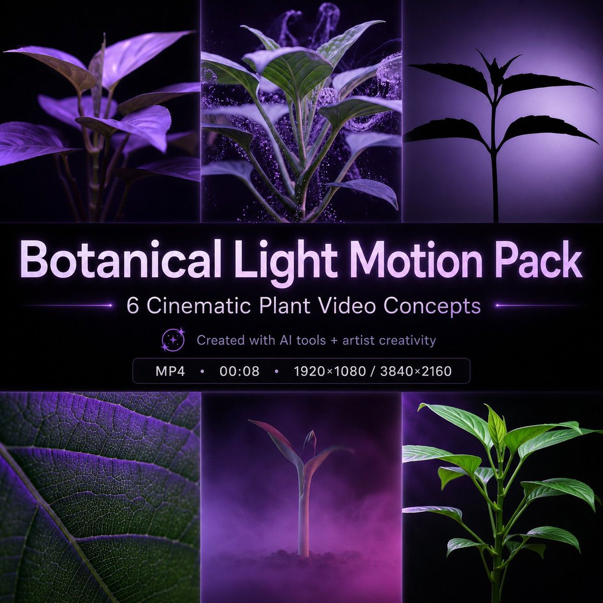 anyinfo69's tweet photo. HD/4K Botanical Light Motion Pack. I just added a new item to my Shop! https://t.co/cATLJJMyYz
#CinematicPlant #BotanicalVideo #AIGeneratedVideo #PlantGrowth #ArtificialLight #MacroLeaf #NatureFootage #4KVideo #StockVideo #CreativeAssets https://t.co/jVOATihZe6
