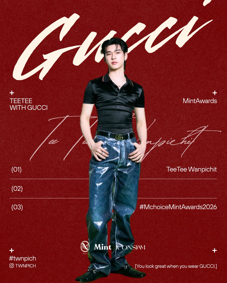 ZYNETIAQ's tweet photo. Gucci and Acne Studios

TTP AT MCHOICE 2026
#ตี๋ตี๋ป๋อมิ้นท์อวอร์ด2026 https://t.co/RaWhmzvdVQ
