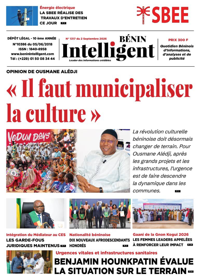 BeninBnin's tweet photo. Révolution culturelle durable : que signifie la ''municipalisation de la culture'' prônée par Ousmane Alédji ? -

Analyse intéressante ici👇🏿
https://t.co/Uvk24nOSYn

©Bénin Intelligent*m https://t.co/Kx1b1fWhTc