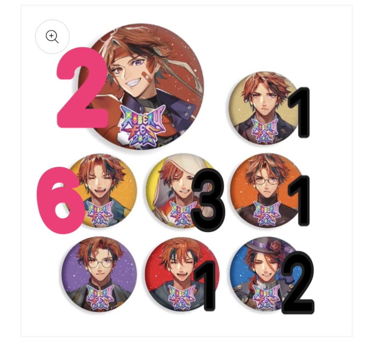 SiYx88's tweet photo. 夕刻ロベル ソロイベ 交換 ロベルフェス

譲 画像内黒数
求 画像内ピンク数 お祭柄優先

現地交換希望
事前通販で25⬆️以上購入したのですが、排出0個と
1個の種類がありまして切実に求めています🙇‍♀️
難しいかと思いますがお気軽にお声かけください🙇‍♀️ https://t.co/ukIW77wdLq