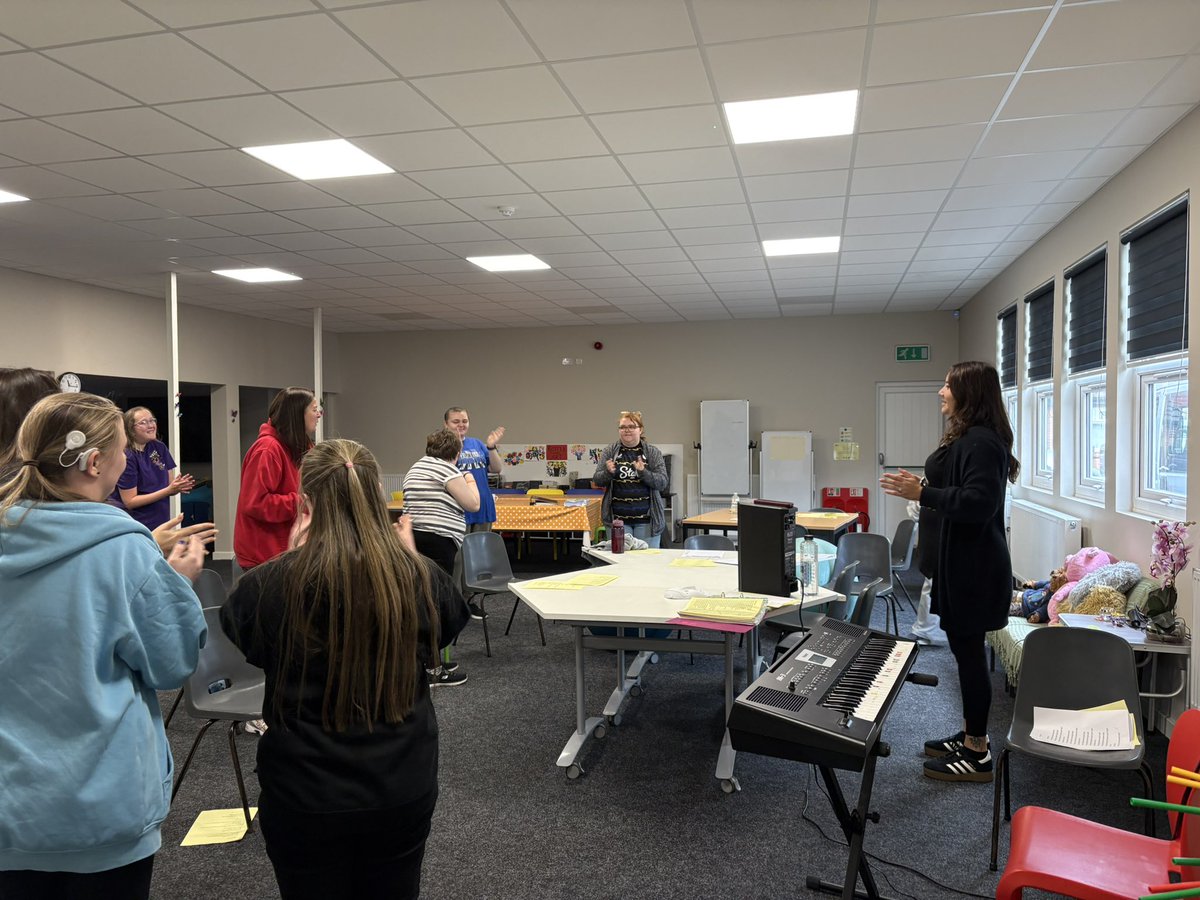 ActforAction1's tweet photo. Fabulous week back after our break. Singing , planning , games , exercise and rehearsals . The highlight was celebrating our fabulous volunteer Kim who was a finalist at the @merseyside41958 #MakeADifference awards https://t.co/u0erdBVm03