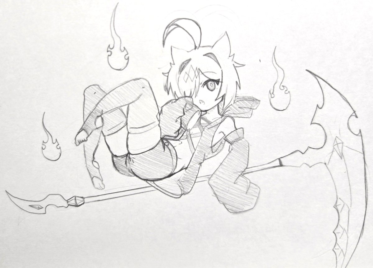 PlushLyfe77296's tweet photo. A request i got from a very dear oomfie @TiobaxAurora !! Tho it aint completely done yet I still wanna show off the progress lol hope you like it @ripathereaper ! >w<
#ripaart https://t.co/q7xtyzuzpn