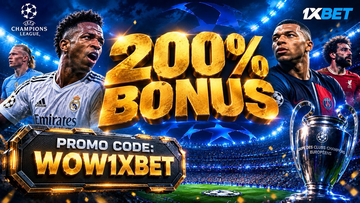 maxcode1xbet's tweet photo. Manchester Derby incoming! ⚽️ Claim a massive 1xbet welcome bonus right now at https://t.co/Pb5h2mkyds. Use code WOW1XBET for a 200% boost before kick-off. 🏆 Will Manchester be red or blue? Lock in your bets! 🔥 #1xbet #1xbetpromocode #1xbet2026 #football #epl https://t.co/jnqcXRcisF