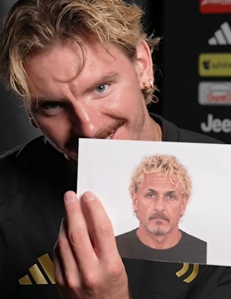 juven_xtra's tweet photo. 🇩🇪🗣️ Nick Woltemade: "My hair already has an Italian style; I don't have curls anymore." @DAZN_IT https://t.co/FtQQfI8cty