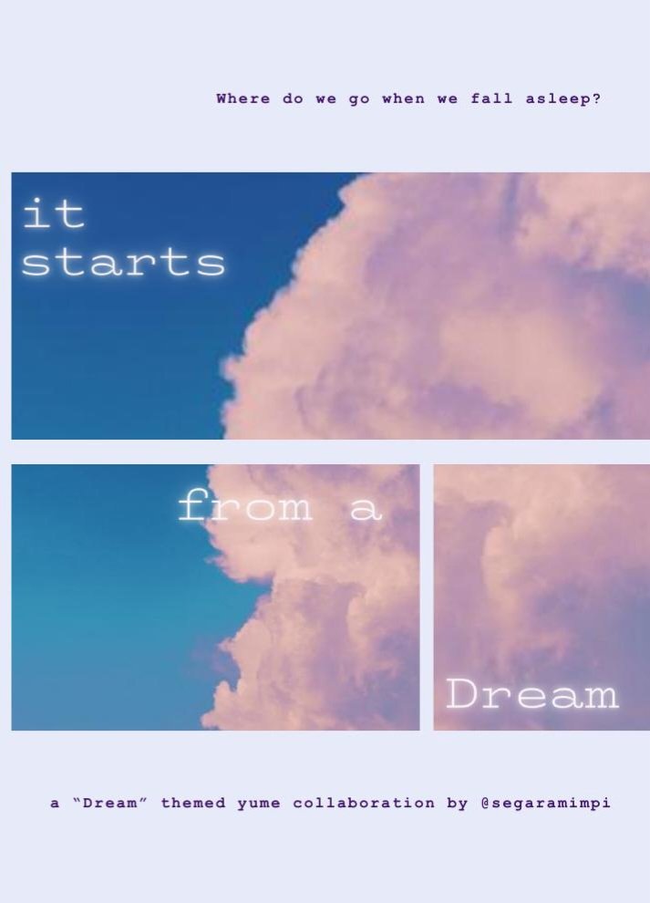 segaramimpi's tweet photo. ✧ ——— SHOWCASE
#MuaraMimpi

Terima kasih atas partisipasinya dalam kolaborasi “It Starts from a Dream”. Zine dapat diakses melalui tautan berikut:
https://t.co/hWKno1LKz1 https://t.co/8dkfAwAriV