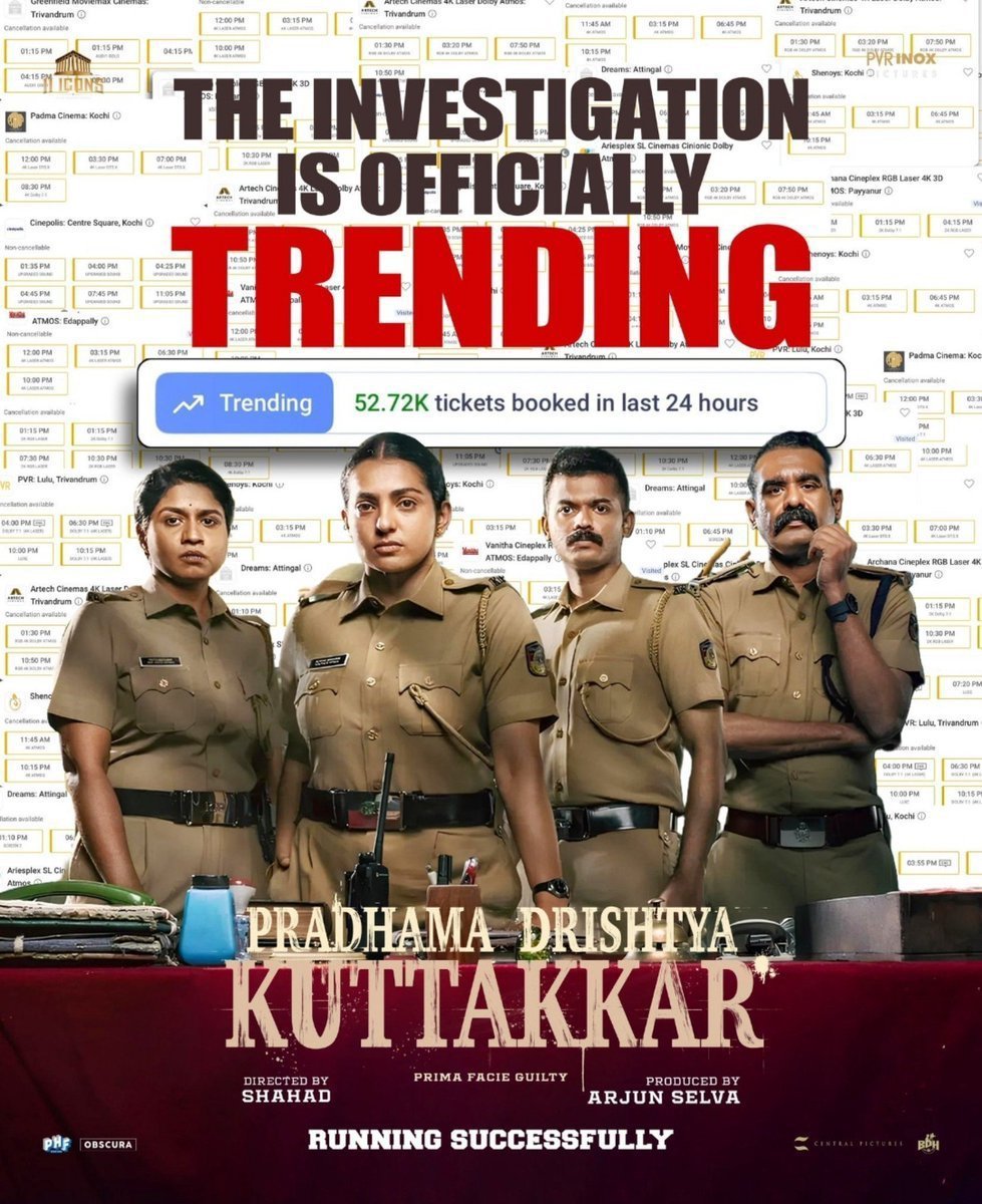 AjayKrishnaK_K's tweet photo. #PradhamaDrishtyaKuttakkar is going to become the next hit of Mollywood in 

Good content always win♥️

#MathewThomas https://t.co/fH3cleOSzP