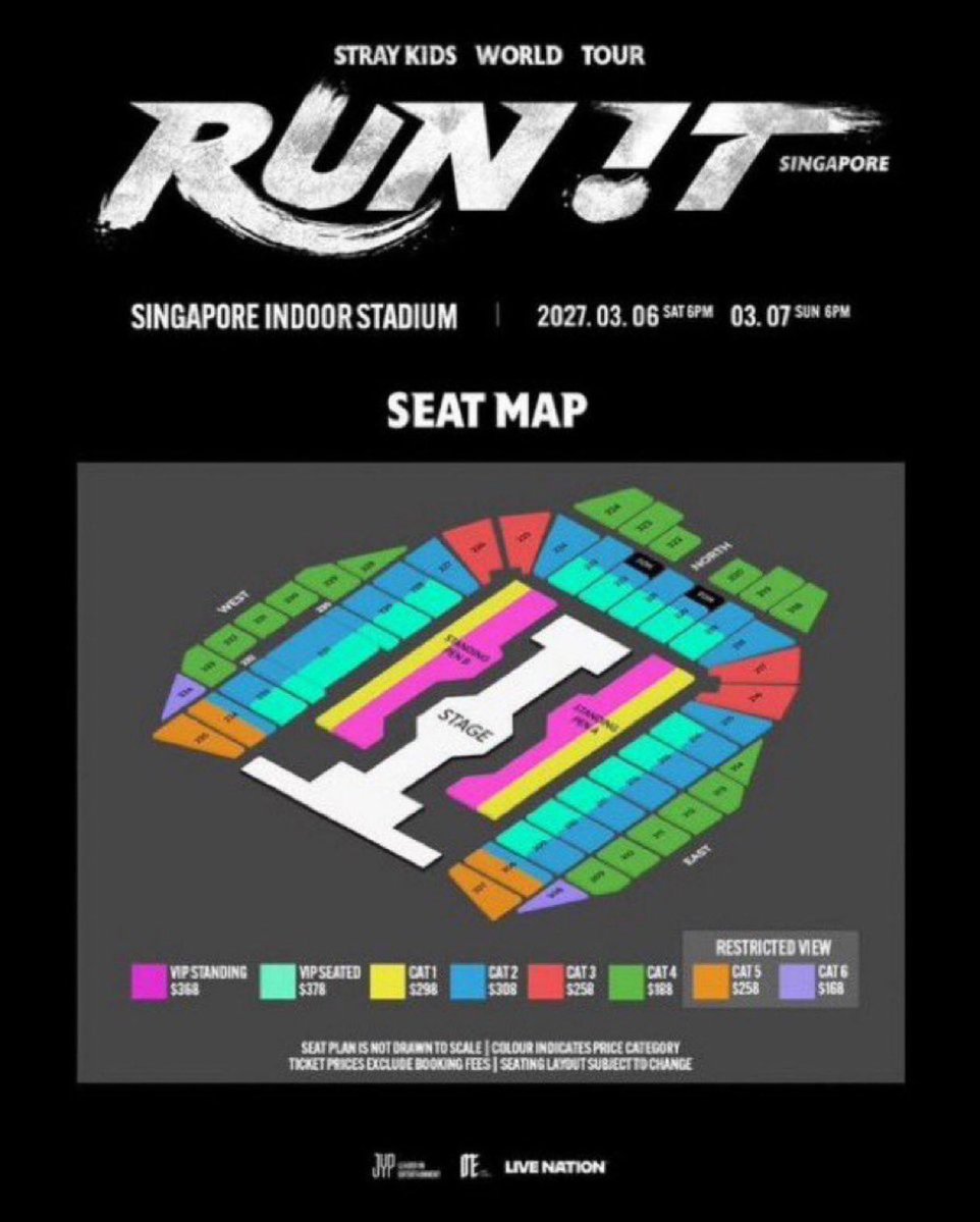 TicketingN's tweet photo. WTS
𝐒𝐭𝐫𝐚𝐲 𝐊𝐢𝐝𝐬 𝐖𝐨𝐫𝐥𝐝 𝐓𝐨𝐮𝐫 <𝐑𝐔𝐍 𝐈𝐓 𝐒𝐈𝐍𝐆𝐀𝐏𝐎𝐑𝐄>

Tickets options 
~ VIP STANDING PEN A
~ VIP SEATED 221

Interfans can buy also
DM📩
#StrayKidsinSG #스트레이키즈
#RUN_IT
#YouMakeStrayKidsStay
#RUN_IT_SINGAPORE #RUN_IT_ASIA https://t.co/twCdSGKQld