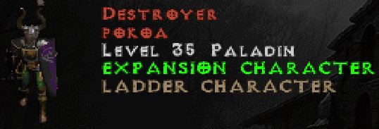kousei69's tweet photo. ノーマルハードコア突破5キャラ目。ホーリーシールドとコンビクを展開してひたすらVengeanceで殴る。初の近接キャラでの突破。 #ProjectDiablo2 https://t.co/BX05XXtKsG