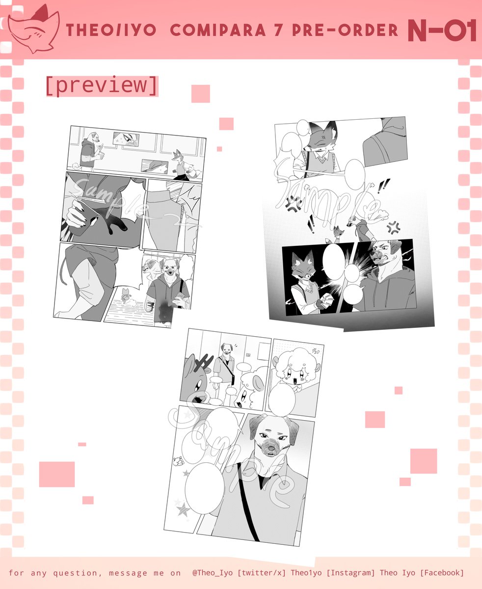 Theo_Iyo's tweet photo. RT + ❤️ are appreciated! ]

Theo/Iyo Original FURRY GL Pre-Order Open!  [Pick-Up only!]

📅 12 - 20 September 2026.
📍Booth N-01 "RM2D" Both Days.
💌 Original GL comic

🔗 Pre-order link below!!

#comipara7
#comipara7catalogue https://t.co/gS9AU7vvzK