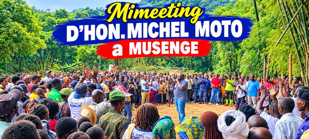 GaligombiB1's tweet photo. #Walikale : l’Hon. @MichelMoto1 Muhima sur le terrain pendant les vacances parlementaires. Objectif : désenclaver, inspecter les chantiers et porter la voix de sa base . Le développement ne s’arrête jamais.
@BojiAime @GaborienM @jacksonmukunda @BenitaNtumba @central_sage https://t.co/Osh4fHRwF5