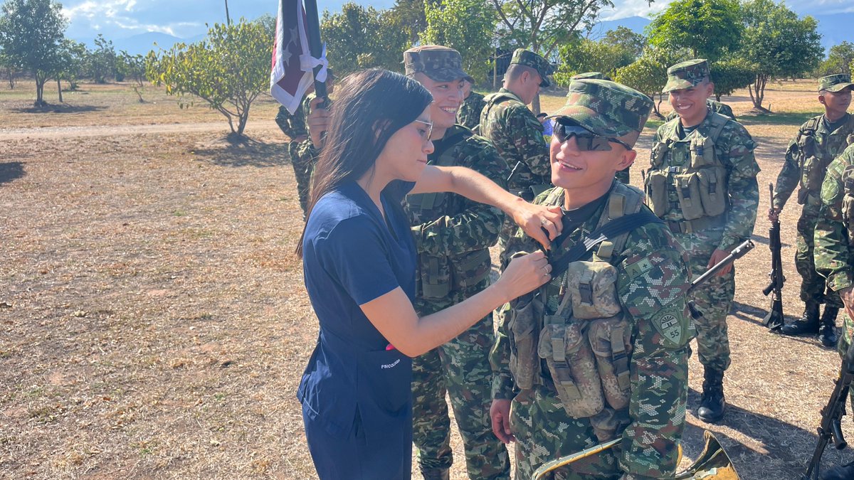 Ingenieros_EJC's tweet photo. BRING I Cuidar la vida también es una misión. 

En articulación con la @UniversidadUNAD, se desarrolló una jornada de sensibilización y prevención del suicidio dirigida a nuestro personal militar.

Un espacio para reflexionar, reconocer señales de alerta y recordar que escuchar, acompañar y pedir ayuda a tiempo puede hacer la diferencia. 

#PorNuestrosSoldados