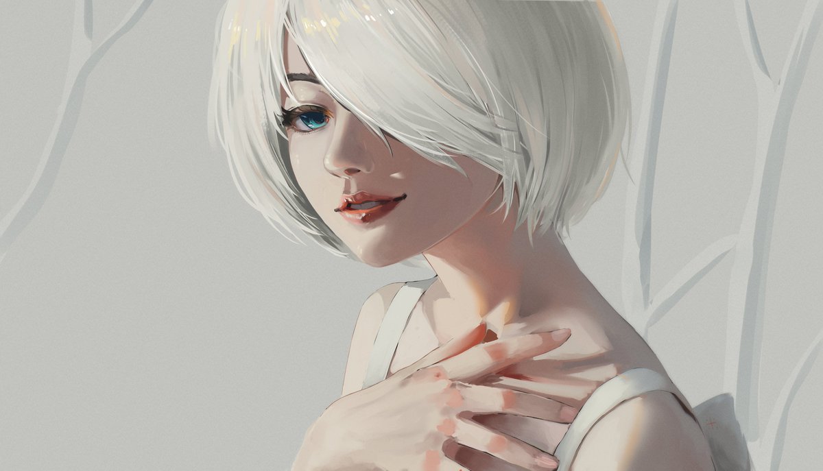 datharuss's tweet photo. #nierautomata #2b https://t.co/HGkR7gacko