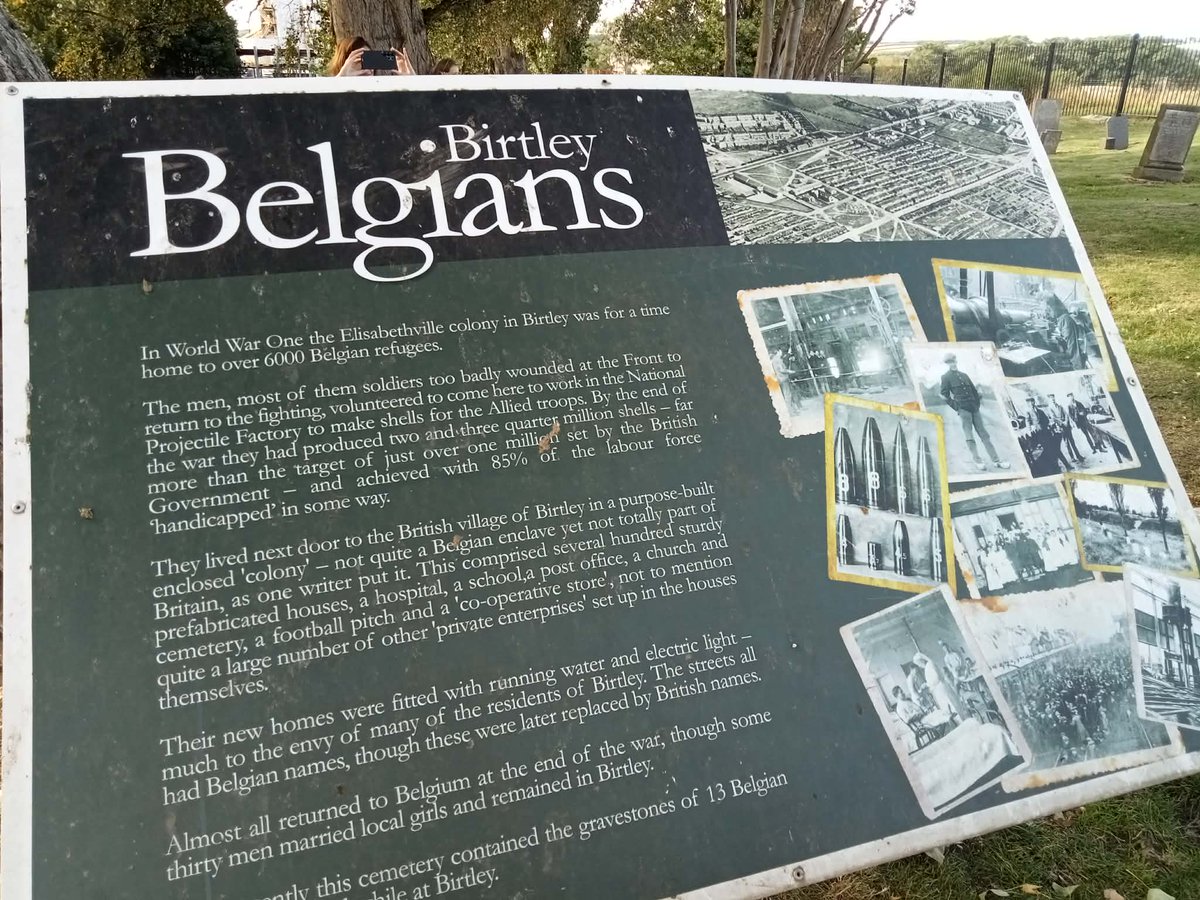 flaming_nora's tweet photo. An incredible, moving day at blue plaque unveiling dedicated to the Birtley Belgians of Elisabethville. When I first discovered Elisabethville, I knew I must write about it. It stars in my Toffee Factory Girls books set in WW1 in Chester-le-Street. @gerrylooknorth https://t.co/rVEjsTq3pb