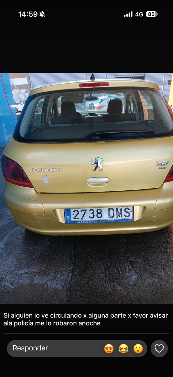 Barbii_atleta's tweet photo. Hola! A mi tío le han robado el coche esta noche en La Rubia, es este modelo y está matricula, si alguien lo ve o lo ha visto, porfa que me escriba
@yustin https://t.co/GcFuZmJLTv