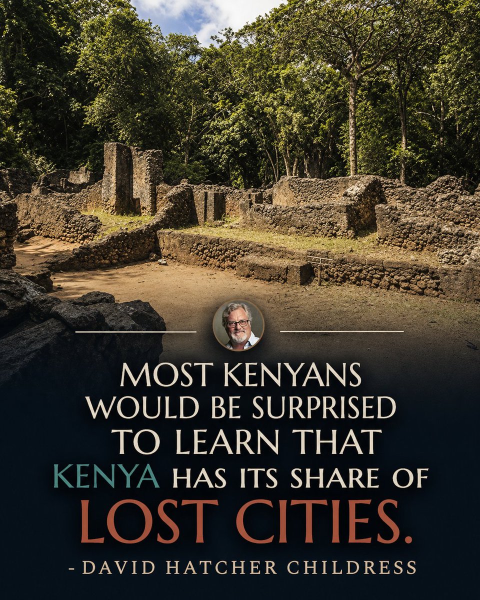 davidhchildress's tweet photo. Most Kenyans would be surprised to learn that Kenya has its share of lost cities.

This is just the surface - Lost Cities and Ancient Mysteries of Africa and Arabia goes all the way down at https://t.co/3T3OefCp5G https://t.co/Crgd0f7JGp