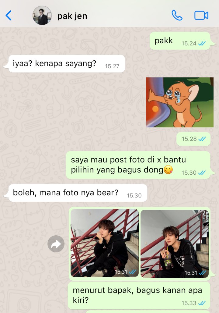 cimiina_'s tweet photo. bos x sekertaris 

"apalah si sekertaris ini, gimana si bos nya tidak pusing setiap saat melihat kecentilan dia"

nohyuck au https://t.co/LP8hPM5HDq