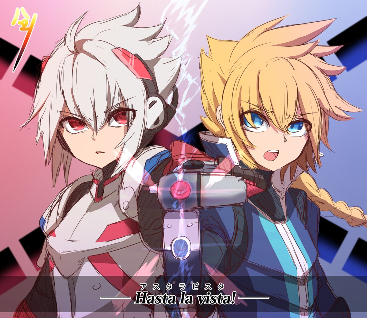 N_harimao's tweet photo. #ガンヴォルトアート
前描いたものを塗りました https://t.co/fzsVrQqgPD