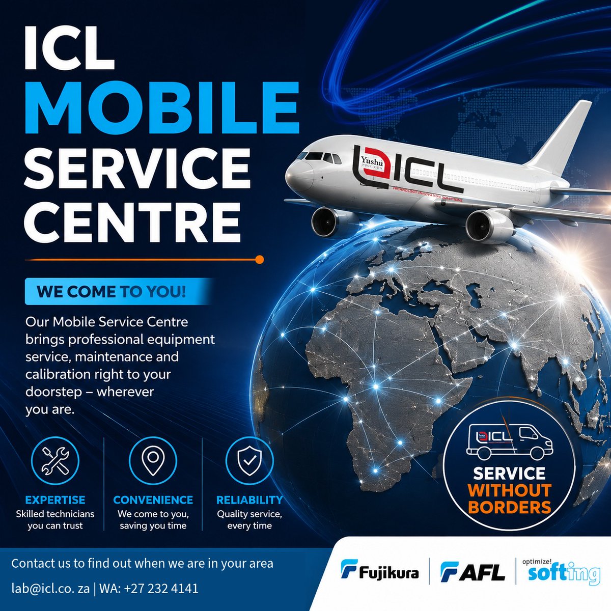 DorrisMimezoeb's tweet photo. Wherever your business takes you, ICL Mobile Service Centre brings expert equipment servicing, maintenance, calibration, and repairs to your location—minimising downtime and keeping operations running smoothly. Reliable, convenient, professional https://t.co/ozPYo5tZzt