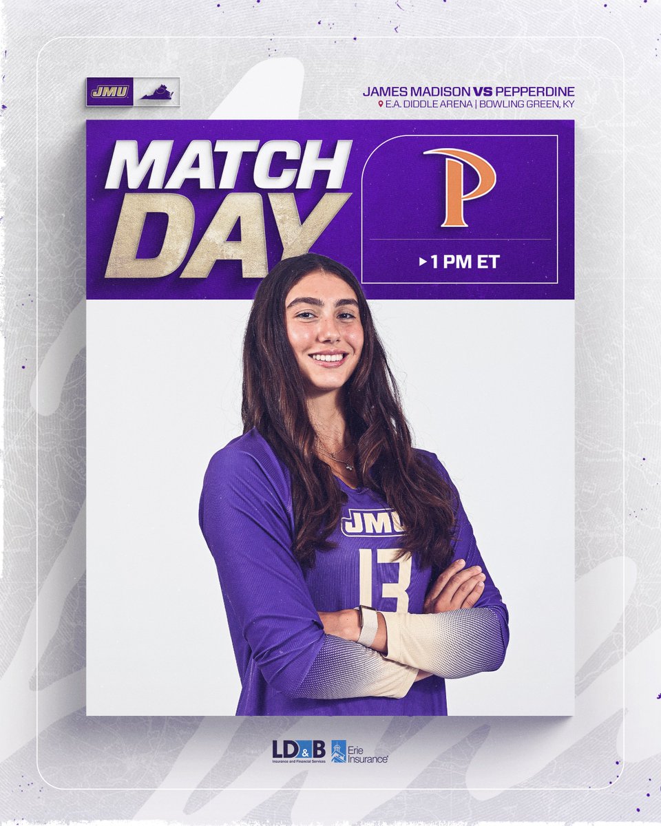 JMUVolleyball's tweet photo. Final day in Kentucky 🤘

🆚 Pepperdine
📍Bowling Green, Ky.
🕐 1 p.m.
📊 https://t.co/nyUCzdqHBm

#GoDukes https://t.co/e9ZFpFdpQM