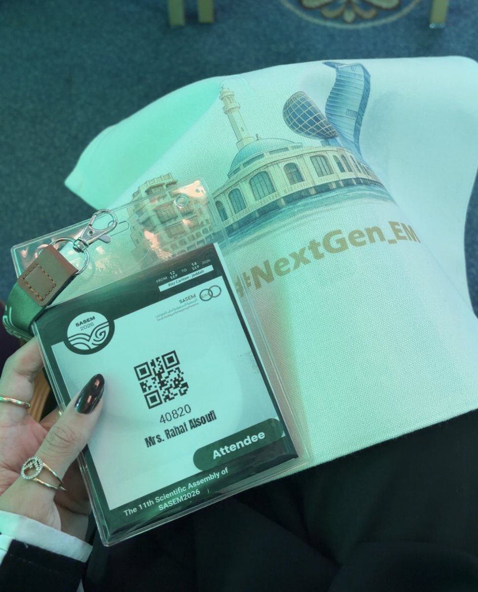 Hofa2x's tweet photo. Such a wonderful event, truly inspiring 
#SASEM2026 
#NextGen_EM https://t.co/llCpFwhe98