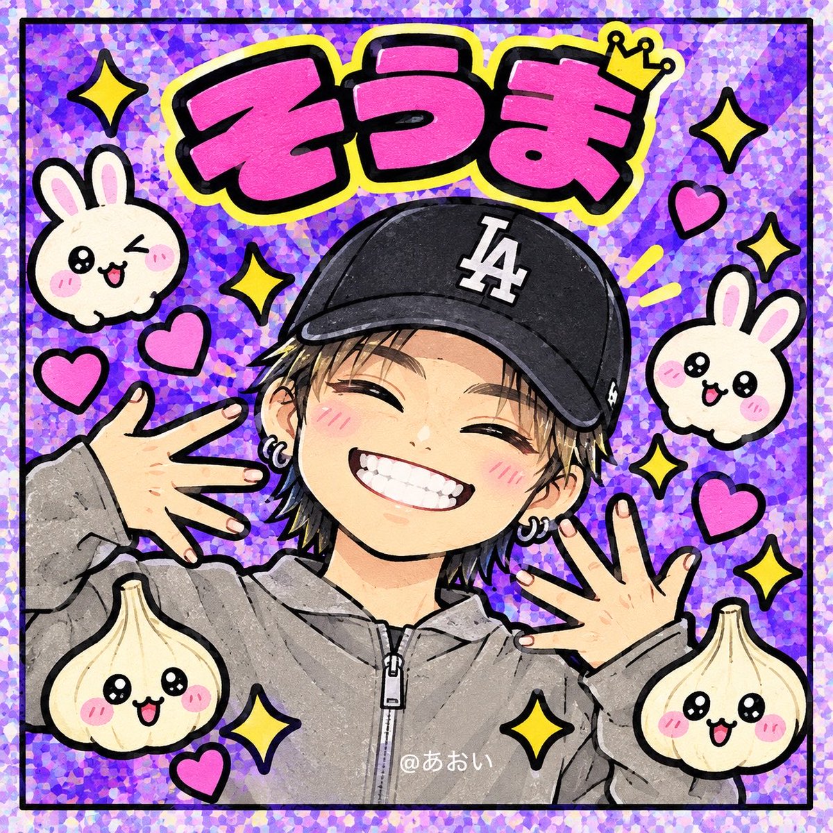 inoaolove's tweet photo. KID PHENOMENON キドフェノ

前回に引き続き、チャッピーさんにビックリマンチョコシール風のメンバーを作って頂きました😂
個人的にめっちゃ好きです🤣

#kidphenomenon  #キドフェノ  #ネオエグ  #遠藤翼空  #岡尾琥珀 #川口蒼真 https://t.co/LprMXLZ9Ks