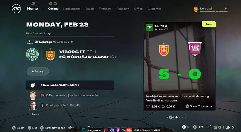 LFC_Patrick's tweet photo. For anyone interested, I am back streaming Career Mode on Twitch!

https://t.co/NlVKfWsyHQ https://t.co/Tsk9Tt5hCp