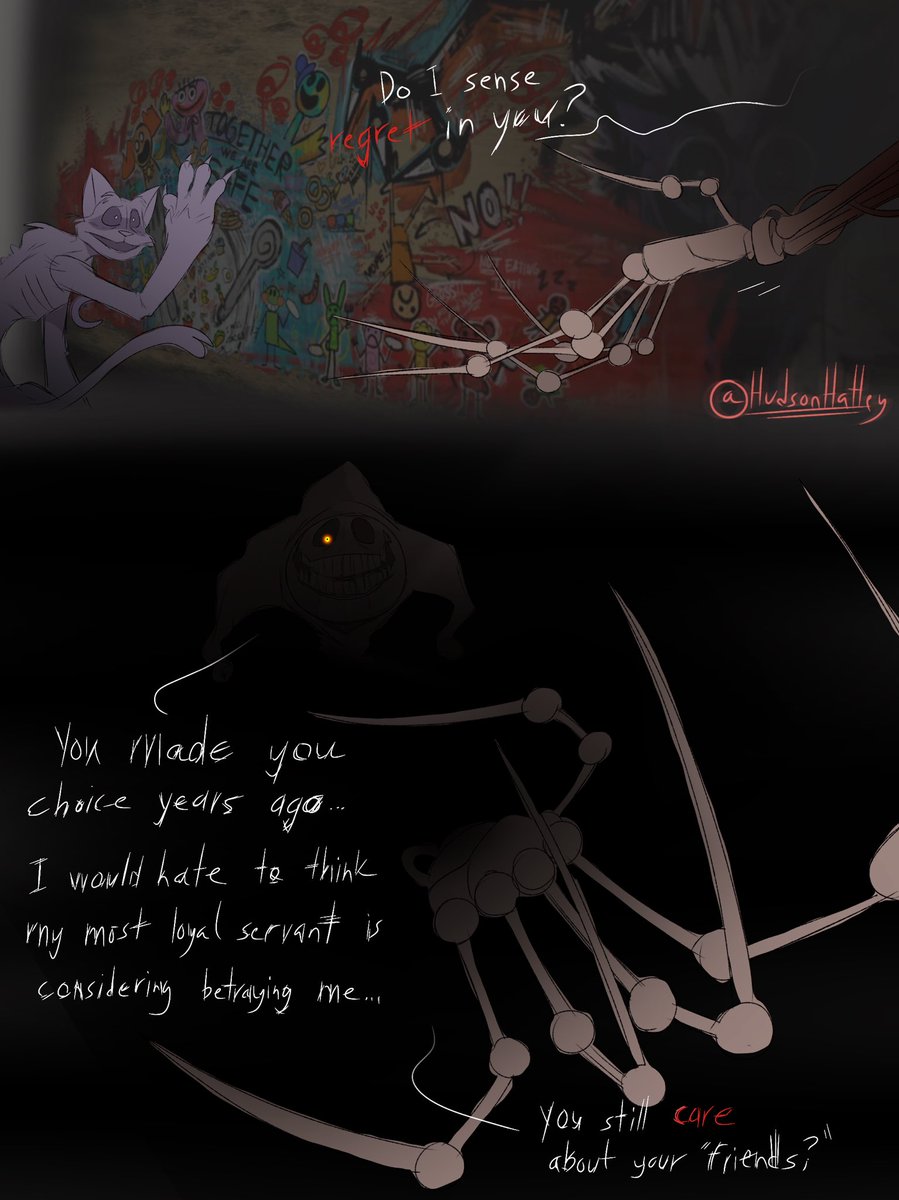 HudsonHatley's tweet photo. 🌙 Catnap’s Reflection🌙 FULL COMIC!

“Was everything you gave up truly worth it?”
#PoppyPlaytimeart #poppyplaytime #SmilingsCritters #poppyplaytimechapter3 #catnap https://t.co/jPLbXFzIFi