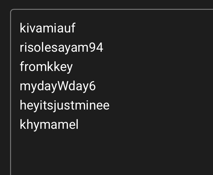 foreveryd6's tweet photo. udahh dapet winner nya!! (nambah 1 yaa😭)
@kivamiauf 
@risolesayam94
@fromkkey 
@mydayWday6
@heyitsjustminee
@khymamel 
kakak-kakak tolong dm aku yaaa😊

thank youu semua yg udah join giveaway nya, semoga ada kesempatan buat ngadain giveaway lagi kedepannya🙌🏻 https://t.co/vjQO2Tj4jN