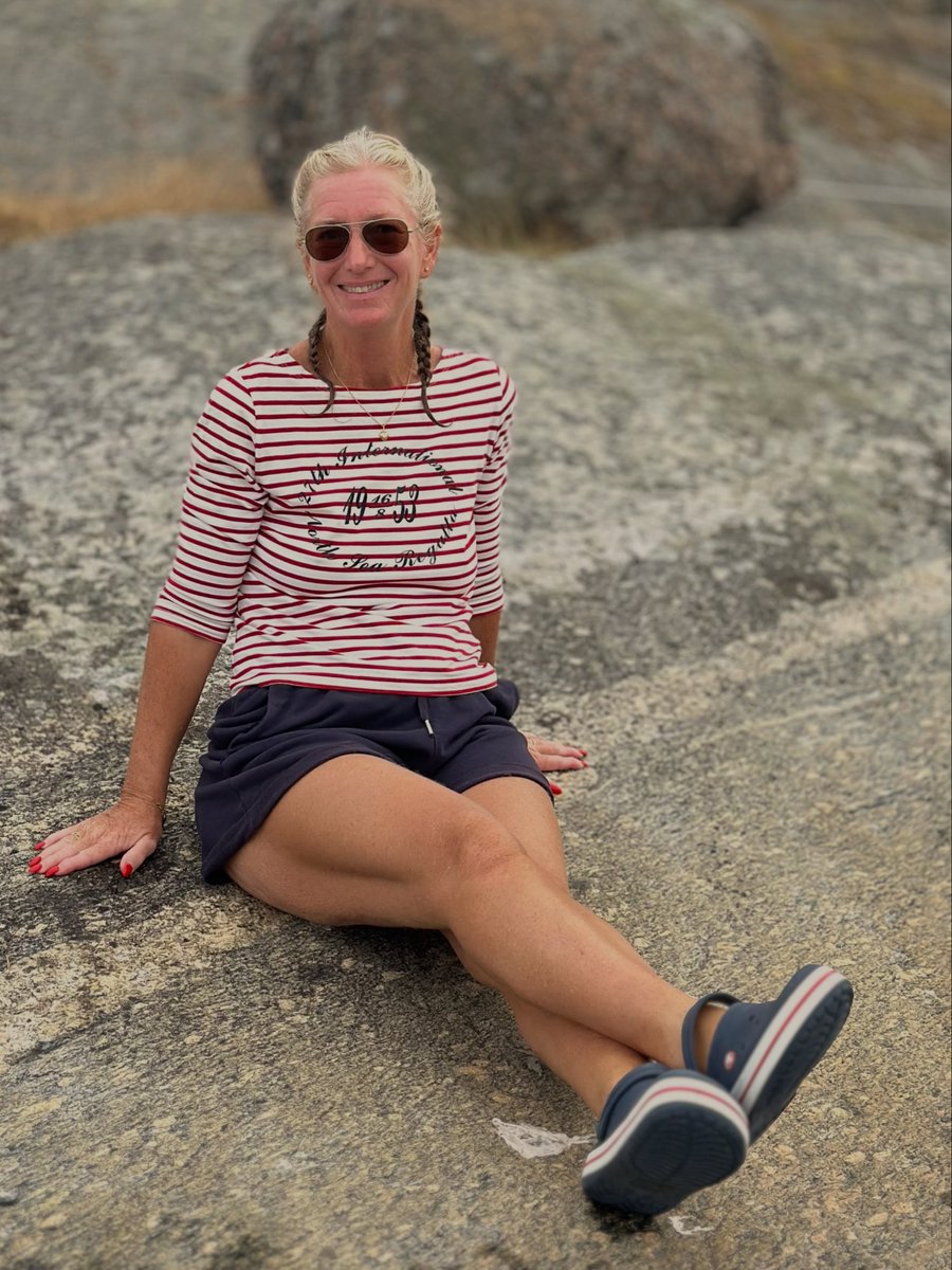 PenneyMaclk2's tweet photo. Many people complain about Crocs, but they’re perfect for sailing! They provide good grip when stepping ashore, withstand water and rain, and float if dropped overboard. Naturally, mine match the rest of my outfit. https://t.co/DE5GBpWPTG