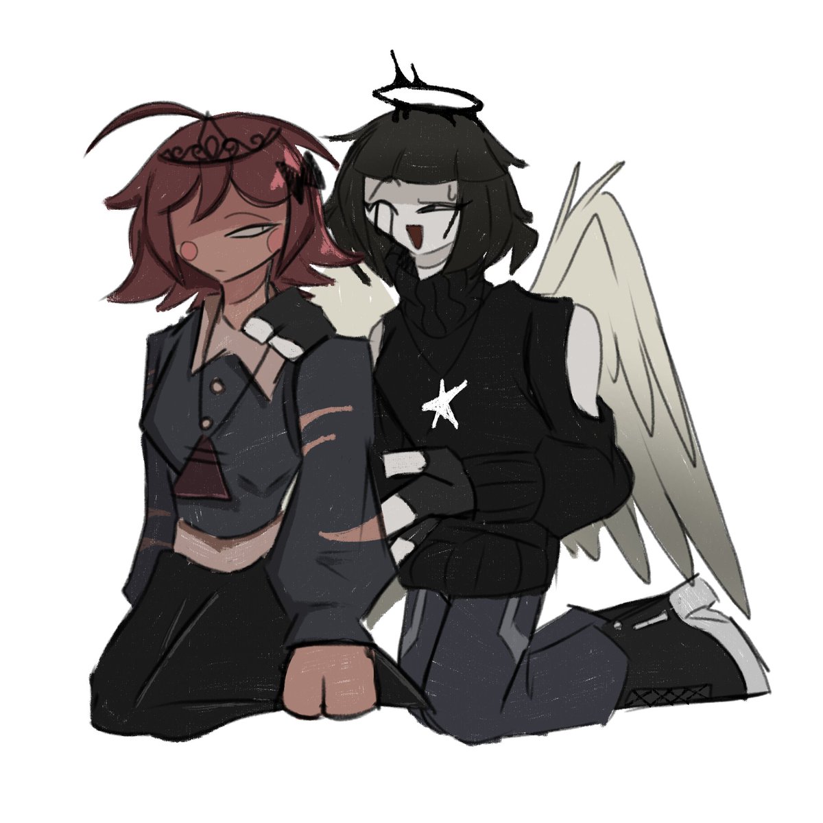 Pelerop_'s tweet photo. We will always support you, Alice.
.
#FPE #fundamentalpapereducation 
#dangerforest #katieverse #fanart #art #fan #Alice #alice #Katie #fanoc #oc https://t.co/nWVsxopvFU