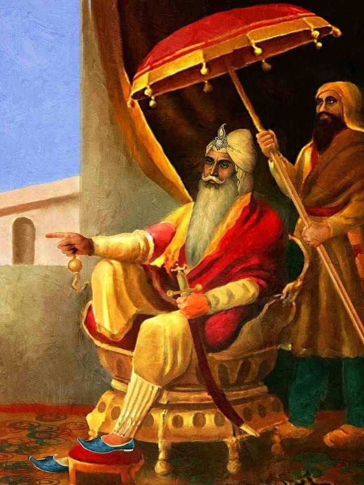 the_lama_singh's tweet photo. Maharaja Ranjit Singh was one of the first kings in India to completely ban Islamic practice of call for Azan in his Kingdom, recognising it as diluted version of Jihad. https://t.co/ctQRYUkf0I