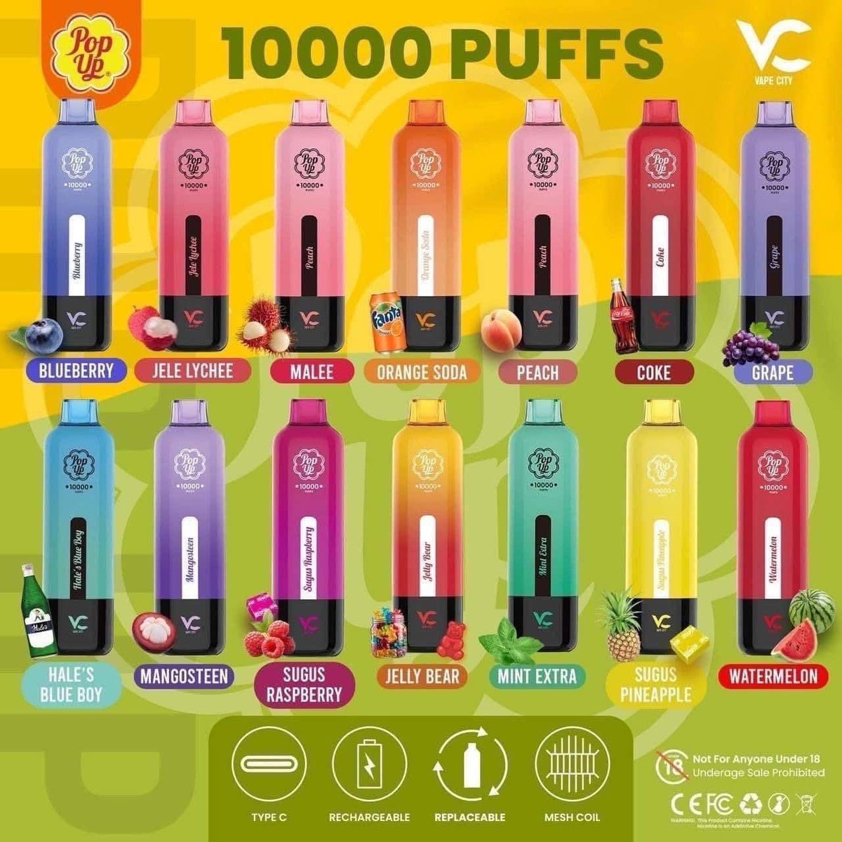 VAPINGsywn's tweet photo. 🌷🍯popup10k‼️ 
✅มีเรทราคาส่งนะคะ🛵🎈🎁
🌷กลิ่นดีมากนะบอกเลย🤭🤭 
❌ไม่มีปลายทางนะคะ❌

สั่งซื้อสินค้า-@783habzl

#พอตVMC #พอต12000คำ #พอตติ้กต็อก #พอต #พอตใช้แล้วทิ้ง https://t.co/tUFXqsRr4c