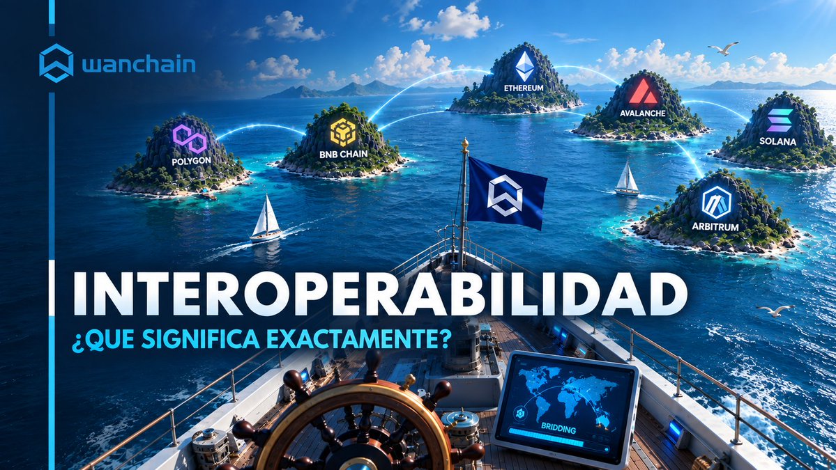 WanchainSpanish's tweet photo. La interoperabilidad blockchain es uno de los requisitos previos para la adopción masiva de la tecnología blockchain. Y Punto. ⛵🏝️

➡️ Pero ¿Qué significa exactamente interoperabilidad?

1️⃣ Escalabilidad
2️⃣ Colaboración
3️⃣ Unidad

✅ Desglosémoslo uno a uno. 👇

1️⃣ Escalabilidad: La interoperabilidad significa que es posible escalar soluciones blockchain dividiendo las transacciones en múltiples cadenas y minimizando la carga en redes específicas durante períodos de alta actividad y congestión.

2️⃣ Colaboración: Interoperabilidad significa un sistema más colaborativo que facilita el intercambio de valor y datos entre diversas personas, se pueden crear plataformas y sistemas para mejorar la eficiencia del flujo de trabajo y aumentar la innovación.

3️⃣ Unidad: La interoperabilidad significa unificar sistemas y tecnologías dispares dando prioridad a estándares abiertos y unificados que permitan que componentes heterogéneos trabajen juntos de manera fluida como un todo sinérgico.

🔗 Construyamos juntos el futuro interoperable y descentralizado. ¡No más islas aisladas!: https://t.co/MeJEqFfy3X ✨

#Wanchain #BridgeFi #RevoluciónBlockchain