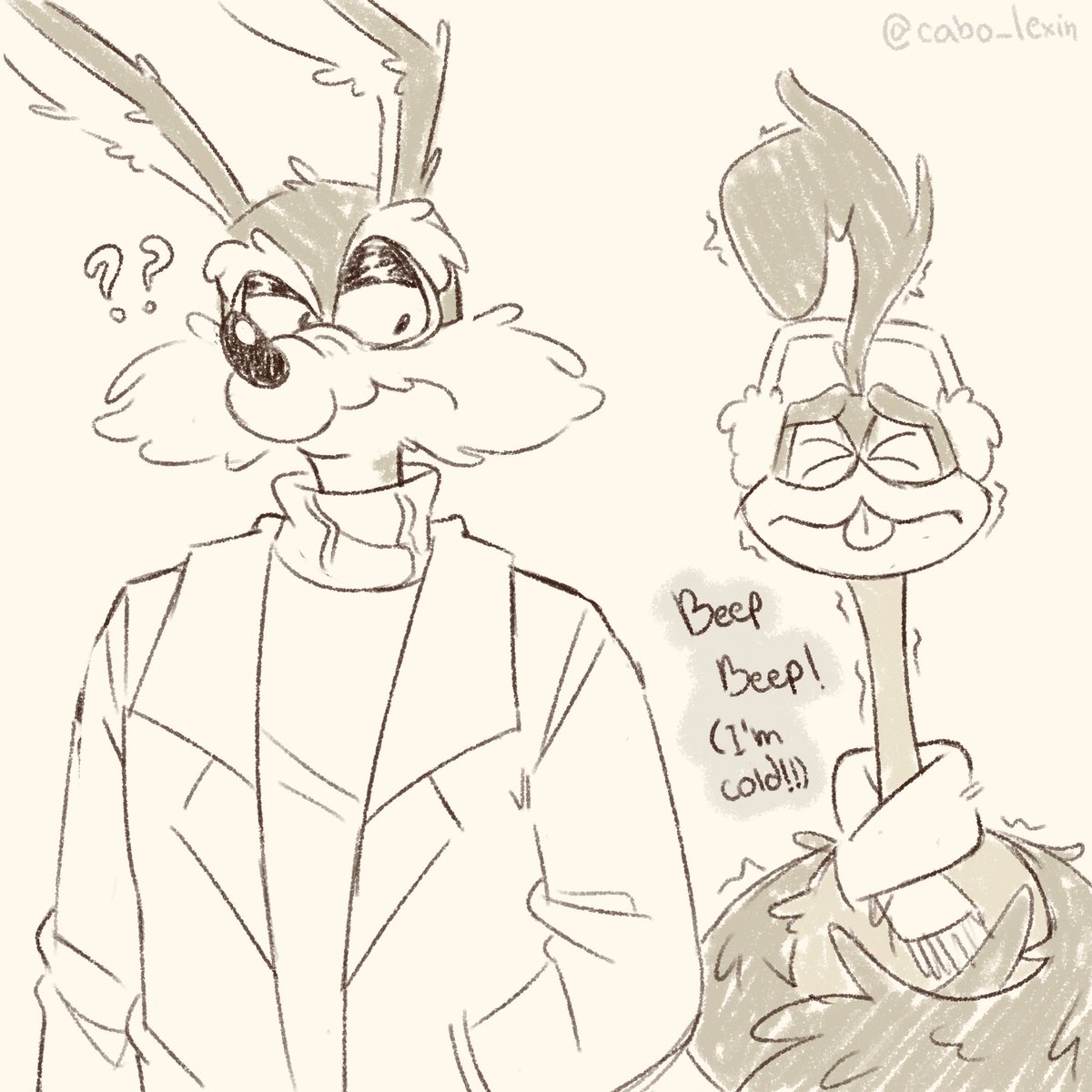 cabo_lexin's tweet photo. Quick sketches of an idea I had 
#coyotevsacme #wileroad #wilerunner #baffy https://t.co/e2kbuW0BaL